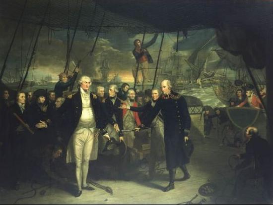 Daniel Orme Duncan Receiving the Surrender of de Winter at the Battle of Camperdown